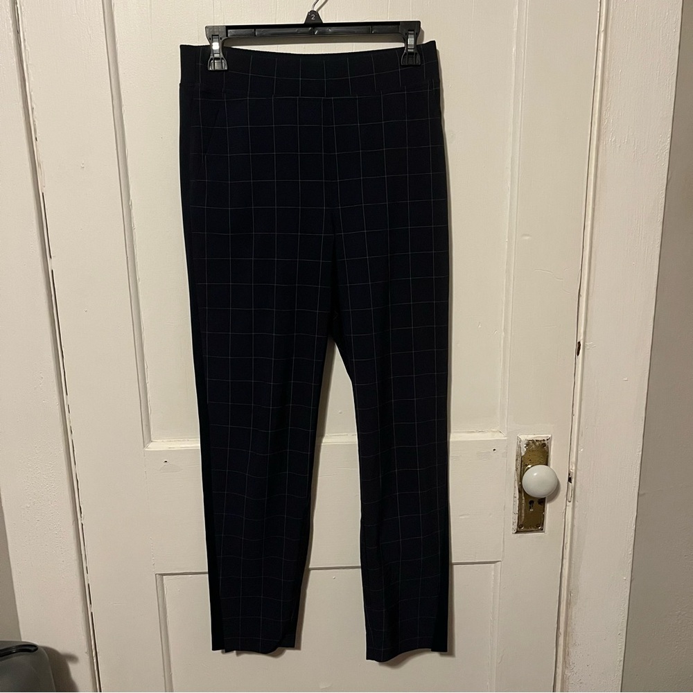 Athleta Blue Checkered Pants